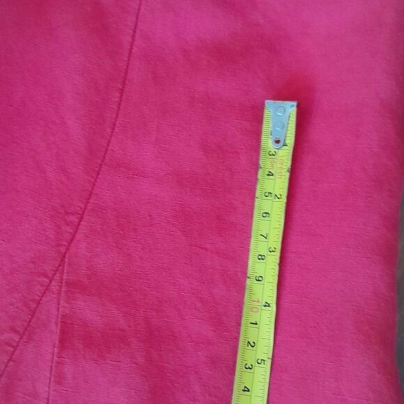Vtg. East 54th Linen blend Pleated Skirt - Picture 8 of 15